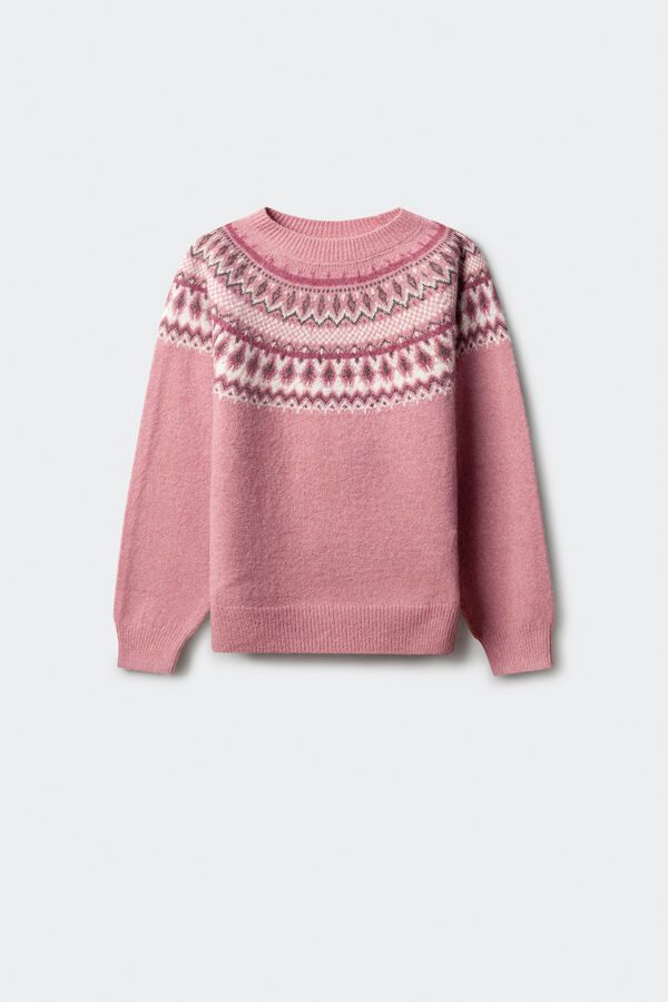 Springfield Kids Camisola grego para menina rosa