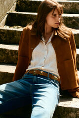 Springfield Cardigan Pointelle branco