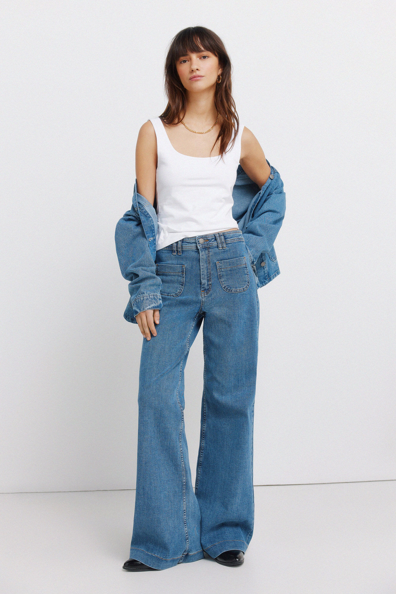 Springfield Camiseta tirantes doble tejido