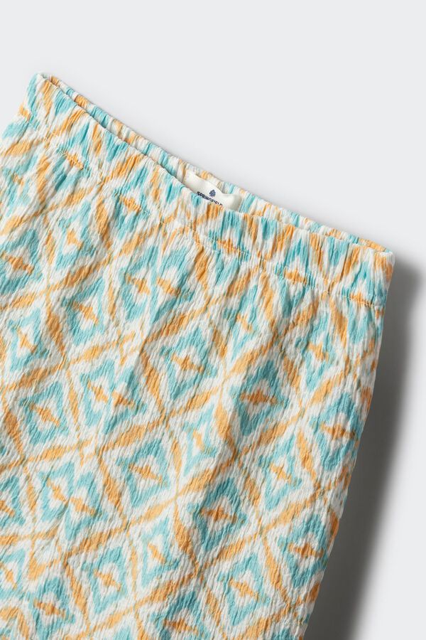 Springfield Kids Cal&ccedil;a culotte estampada menina branco