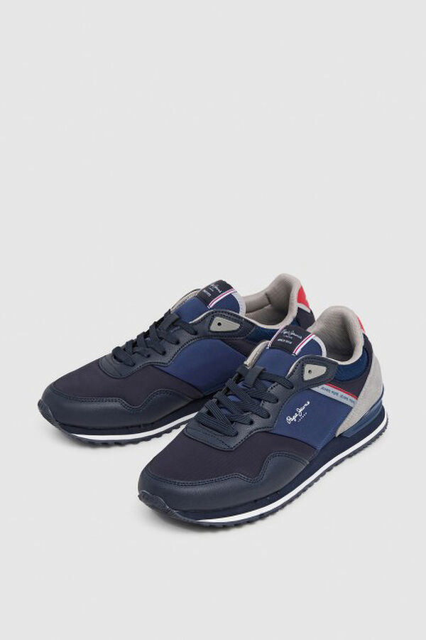 Pepe Jeans  Tênis de camurça azul