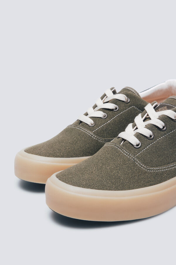 Springfield Zapatilla básica casual verde