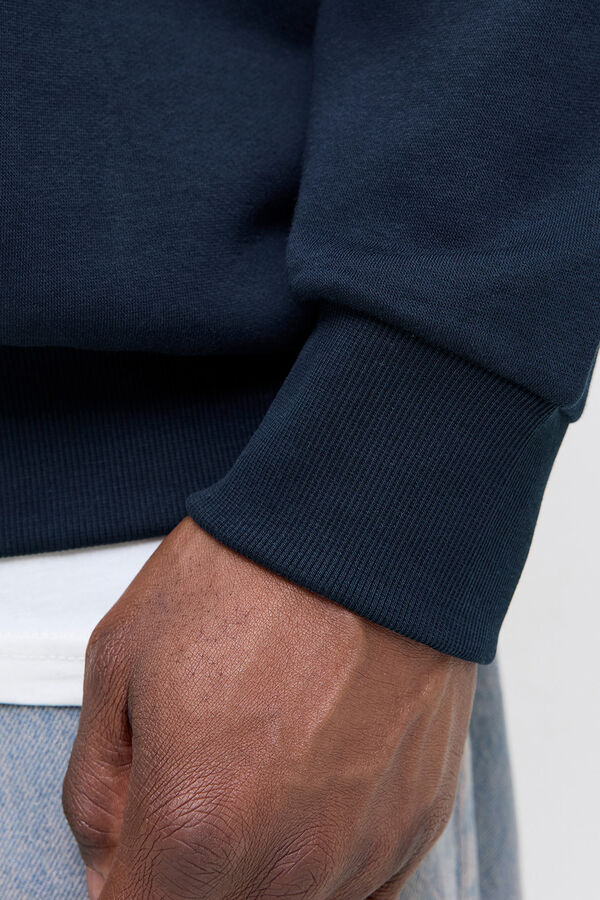 Jack & Jones PLUS Essential hooded sweatshirt blue