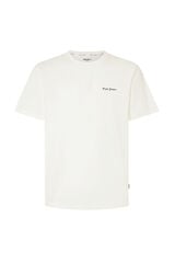 Pepe Jeans Camiseta regular de manga corta marfil