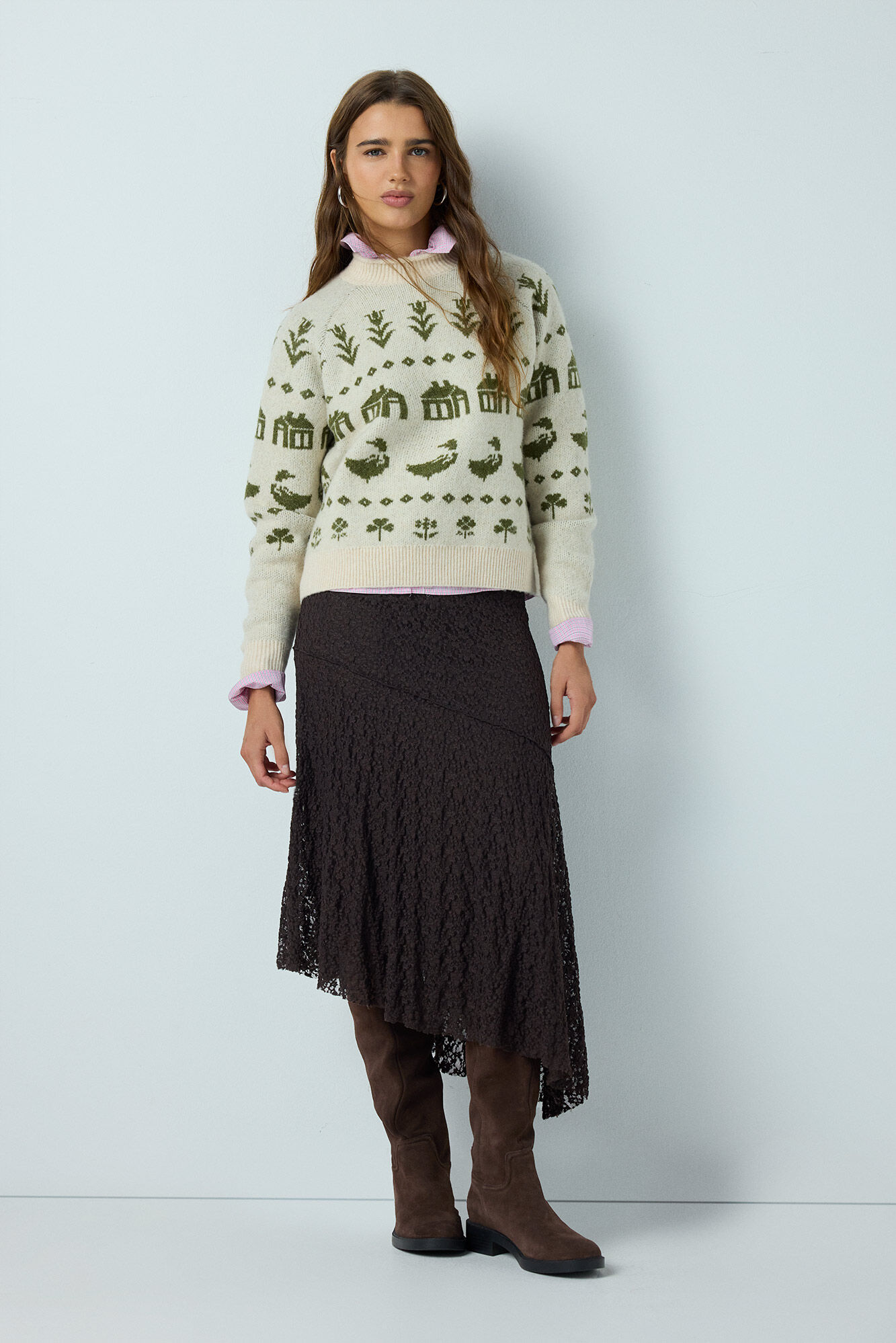High Spirits Village Sweater