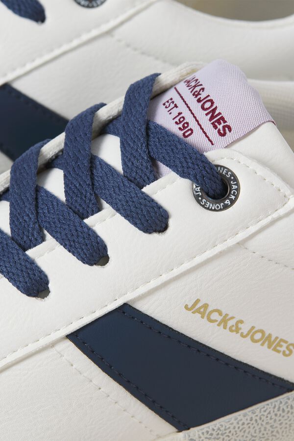 Jack & Jones Chinelos de quarto com contraste na sola de borracha branco