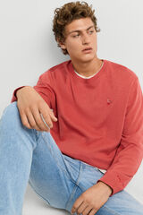 Pepe Jeans Round neck jumper with logo red