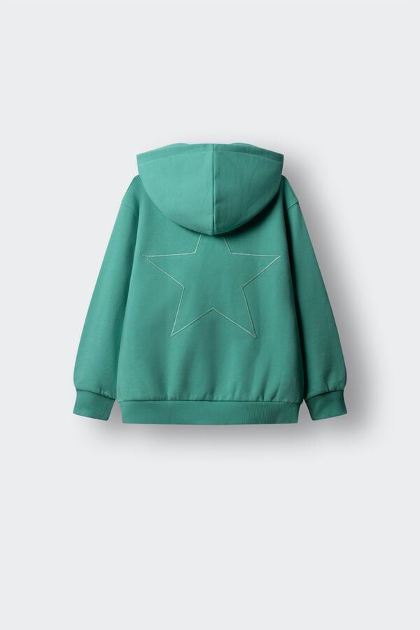 Springfield Kids Sweatshirt estrela menina verde