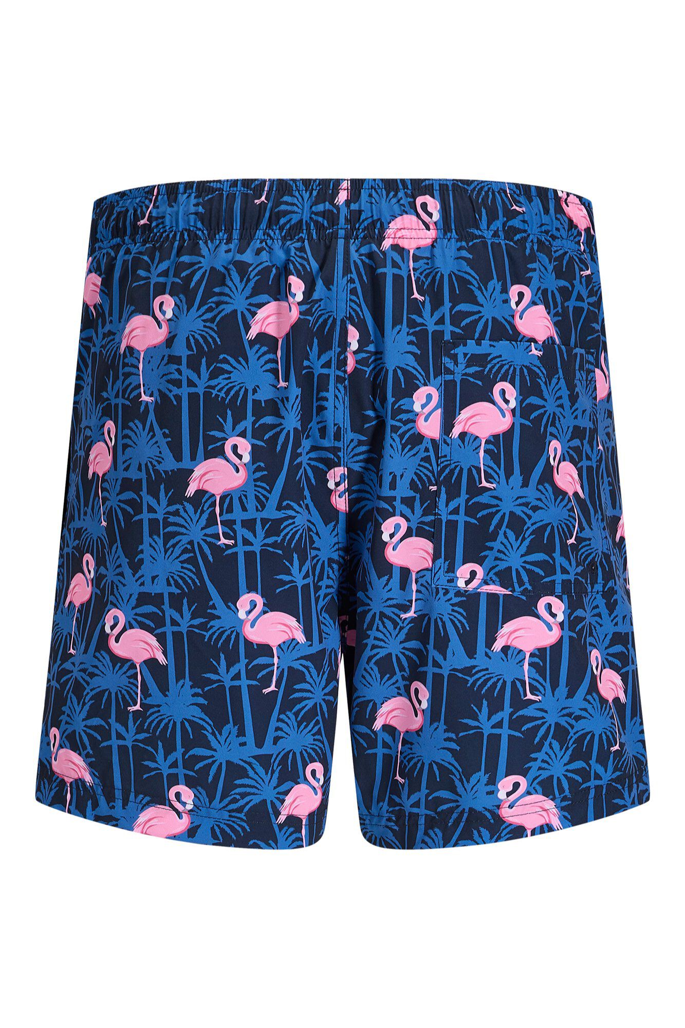 Jack & Jones PLUS Fato de banho estampado flamingos