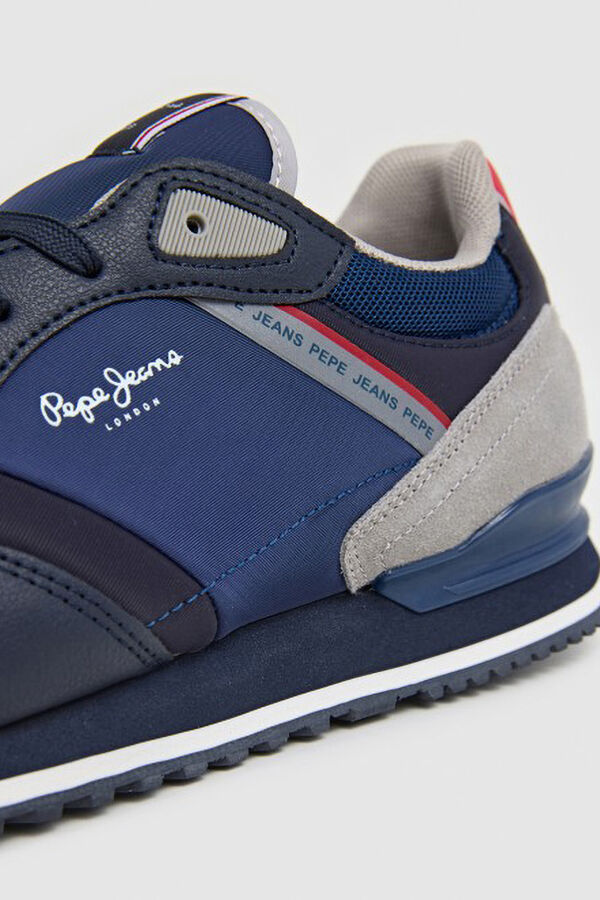 Pepe Jeans  Tênis de camurça azul