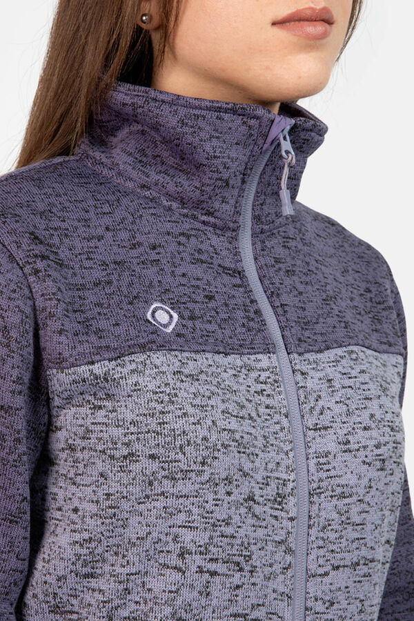 Izas  Casaco polar de malha rosa