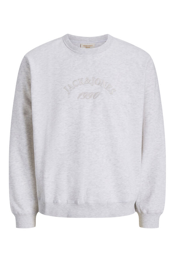 Jack & Jones Sweatshirt b&aacute;sico com logo branco