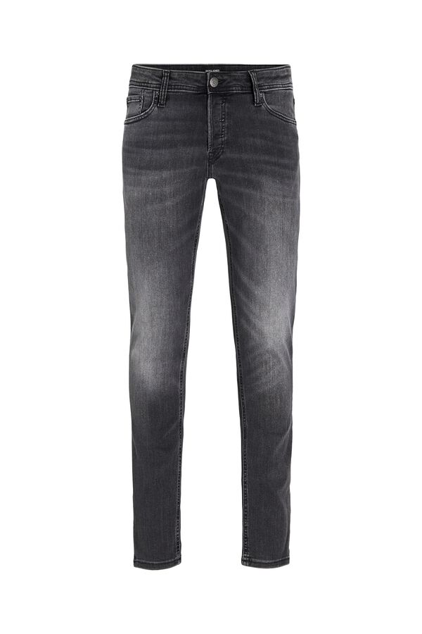 Jack & Jones Jeans slim cinco bolsos preto