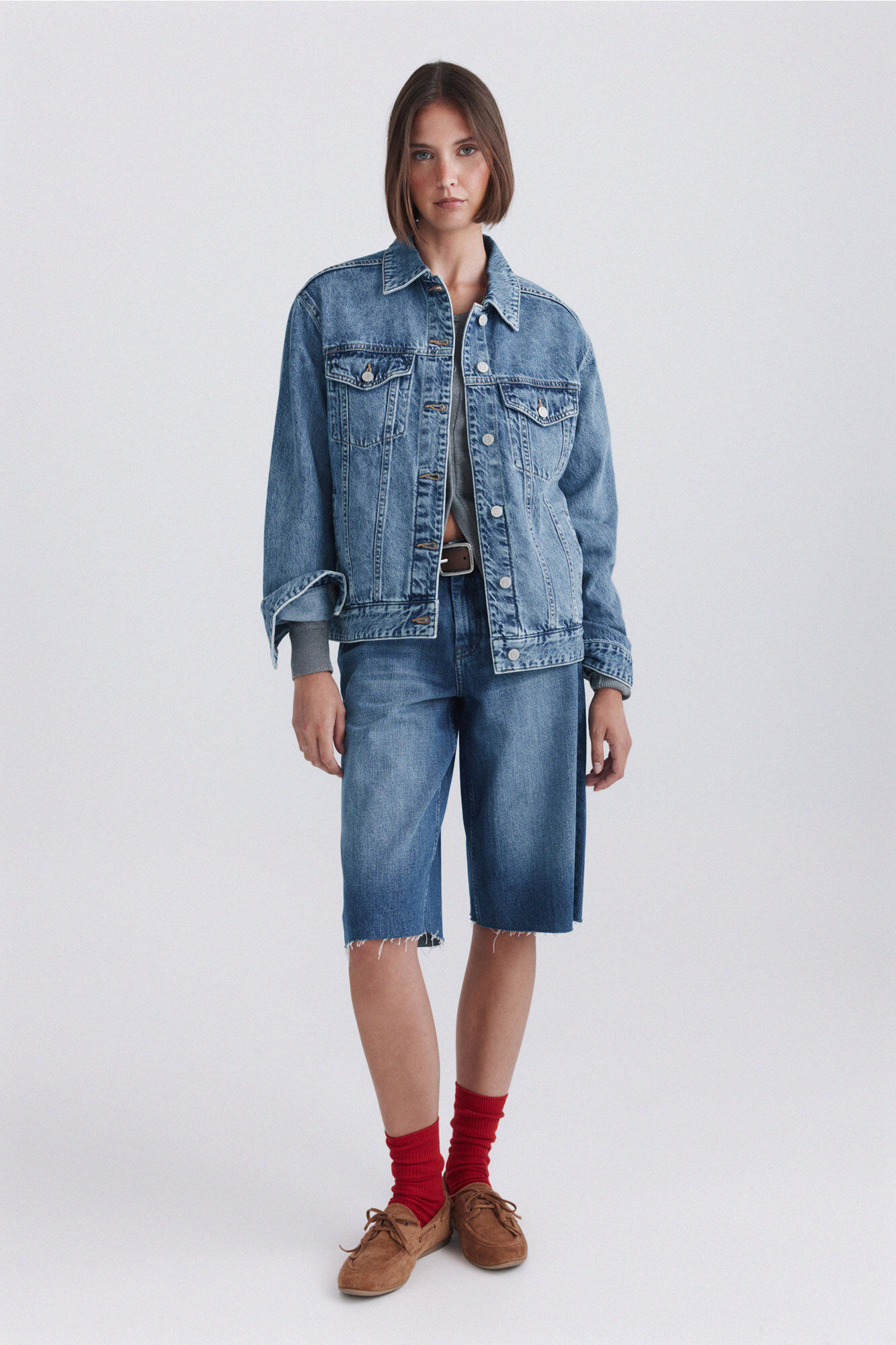 Springfield Blus&atilde;o de ganga oversize