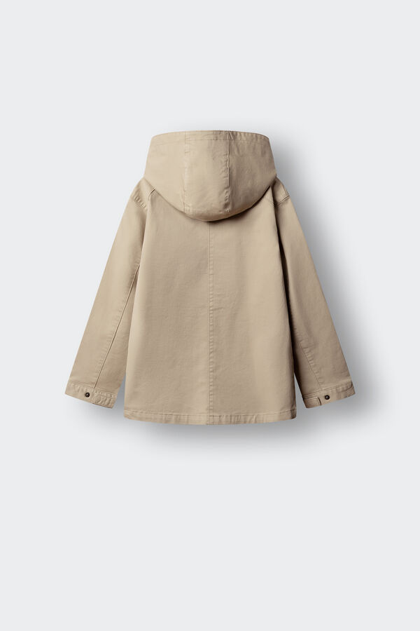 Springfield Kids Parka de algod&atilde;o para crian&ccedil;a cru