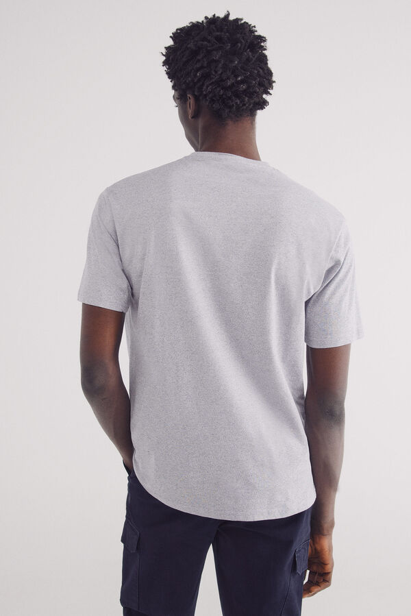 Springfield Camisola microrriscas azul
