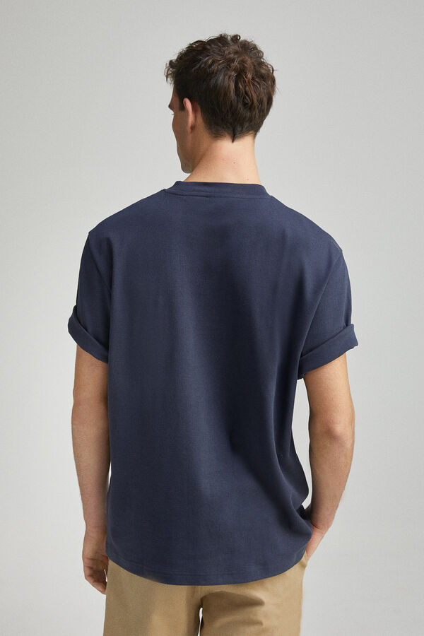 Springfield Camisa de bloqueio azul