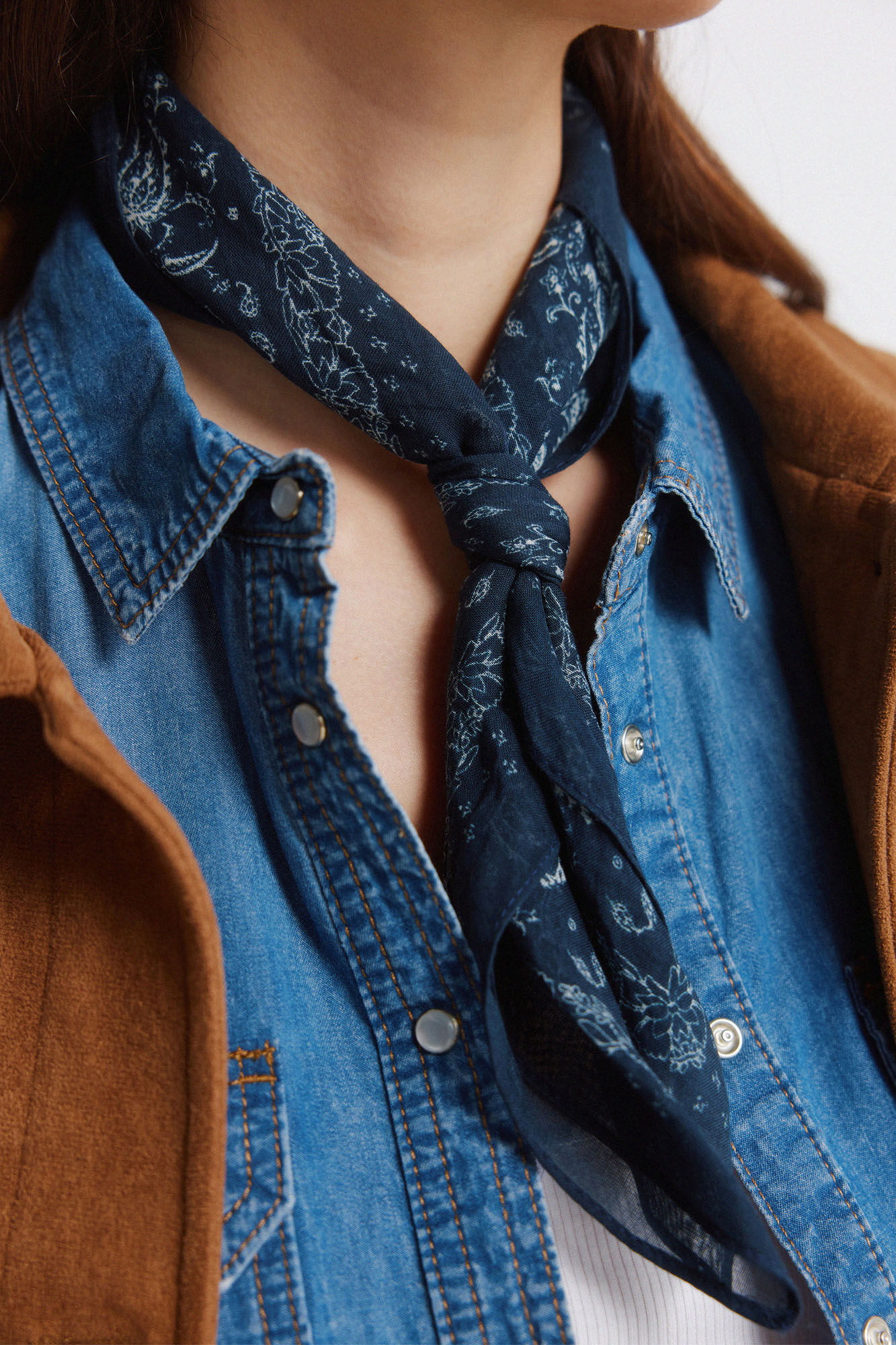 Springfield Len&ccedil;o bandana pequena