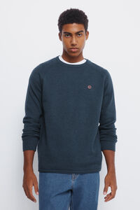 Springfield Camisola liso de gola alta