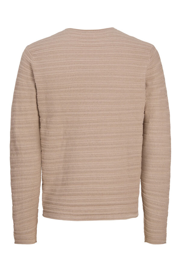 Jack & Jones Camisa de malha de regular fit bege