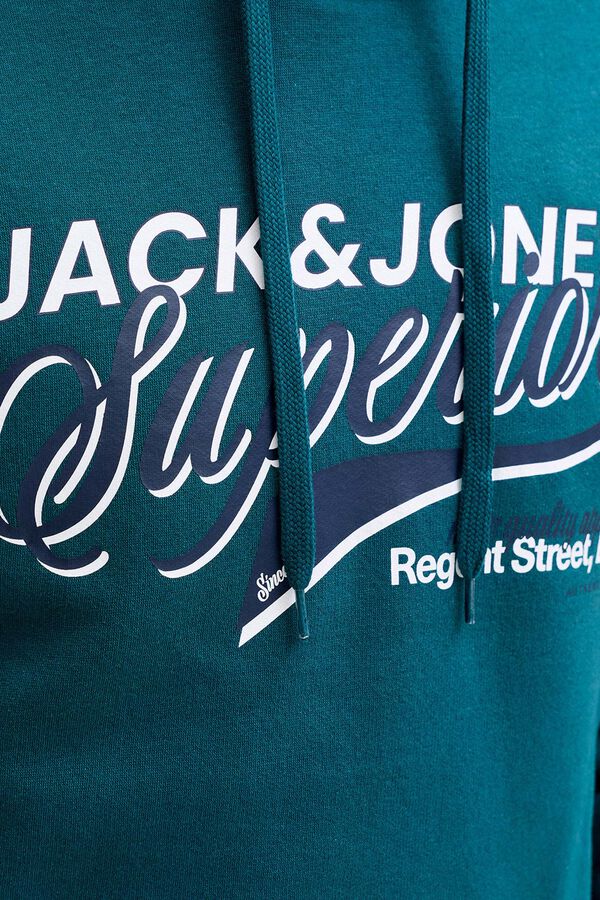 Jack & Jones Sweatshirt de capuz regular fit azul