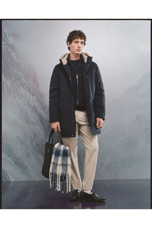 Springfield Casaco térmica acolchoada azul