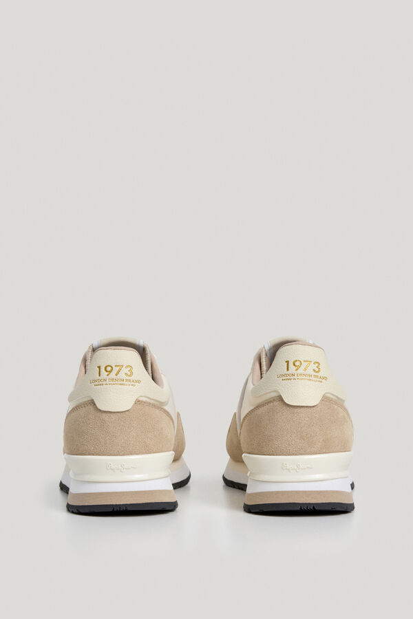 Pepe Jeans Sapatilhas estilo running bege