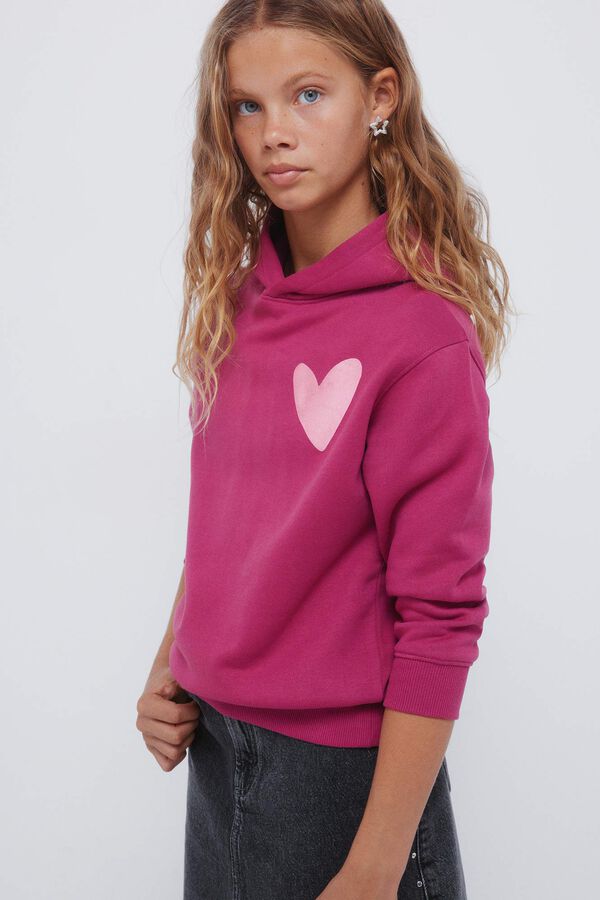 Springfield Kids Sweatshirt feminino GOOD MOOD. rosa
