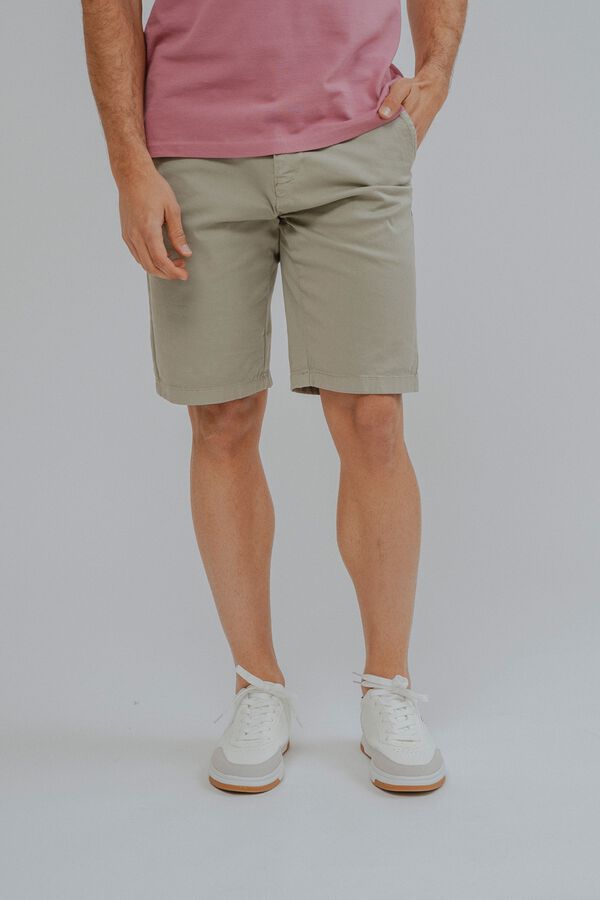 Celopman Bermuda b&aacute;sica chino verde