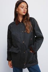 Springfield Parka encerada Caqui escuro