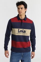 Lois Polo de manga comprida azul