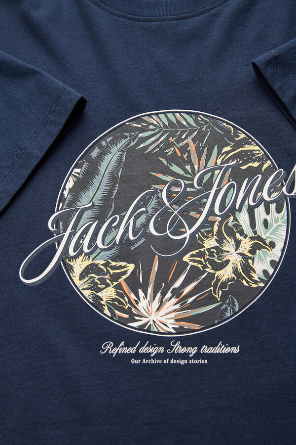 Jack & Jones Camiseta manga corta de jersey azul