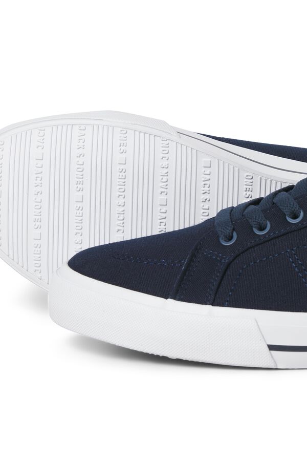 Jack & Jones Chinelos de lona com sola de borracha azul