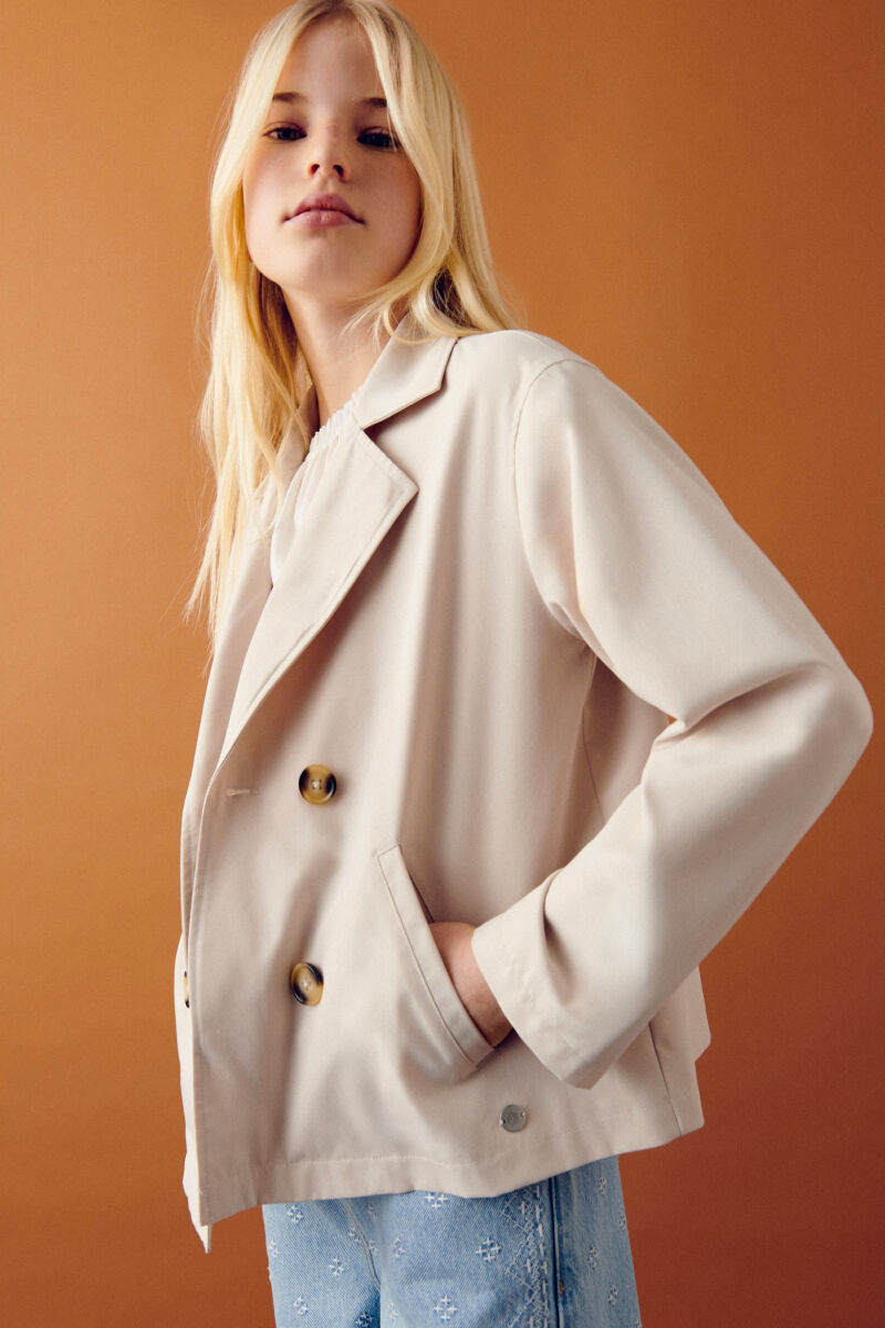 Springfield Kids Trench curto para menina