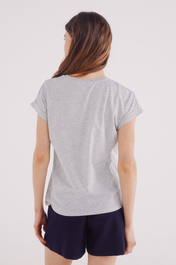 Springfield Camisola gráfica cinzento