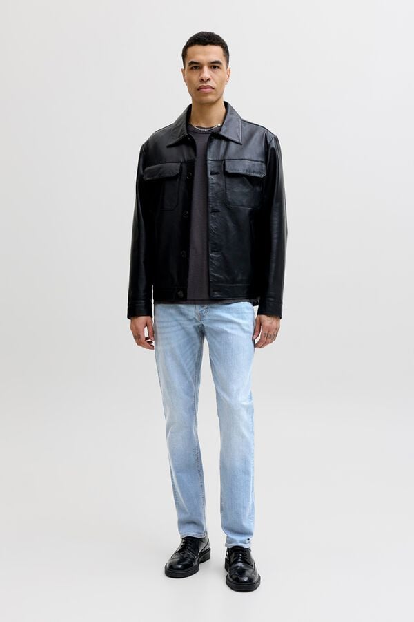Jack & Jones Jeans slim cinco bolsos azul