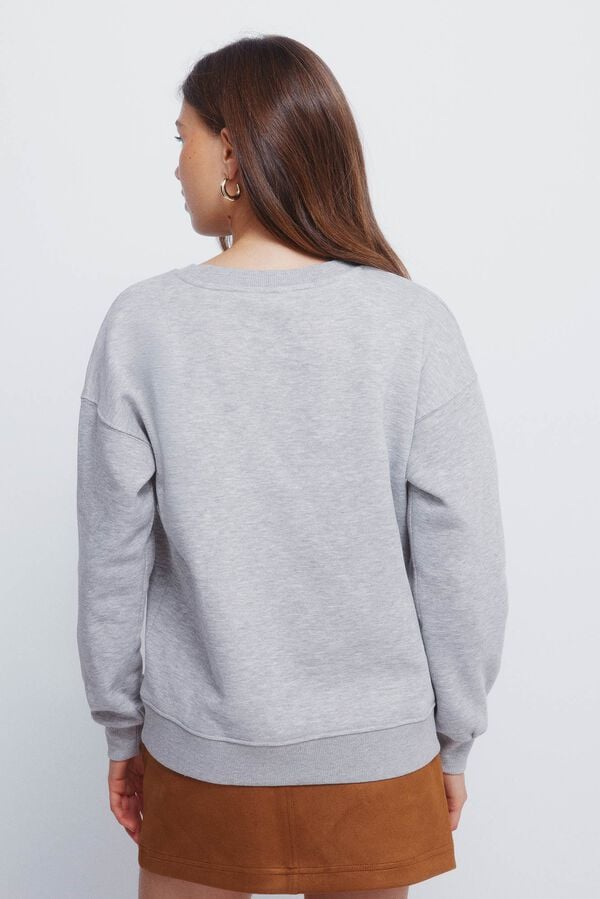 Springfield Sweatshirt "Ca&ccedil;a" cinzento