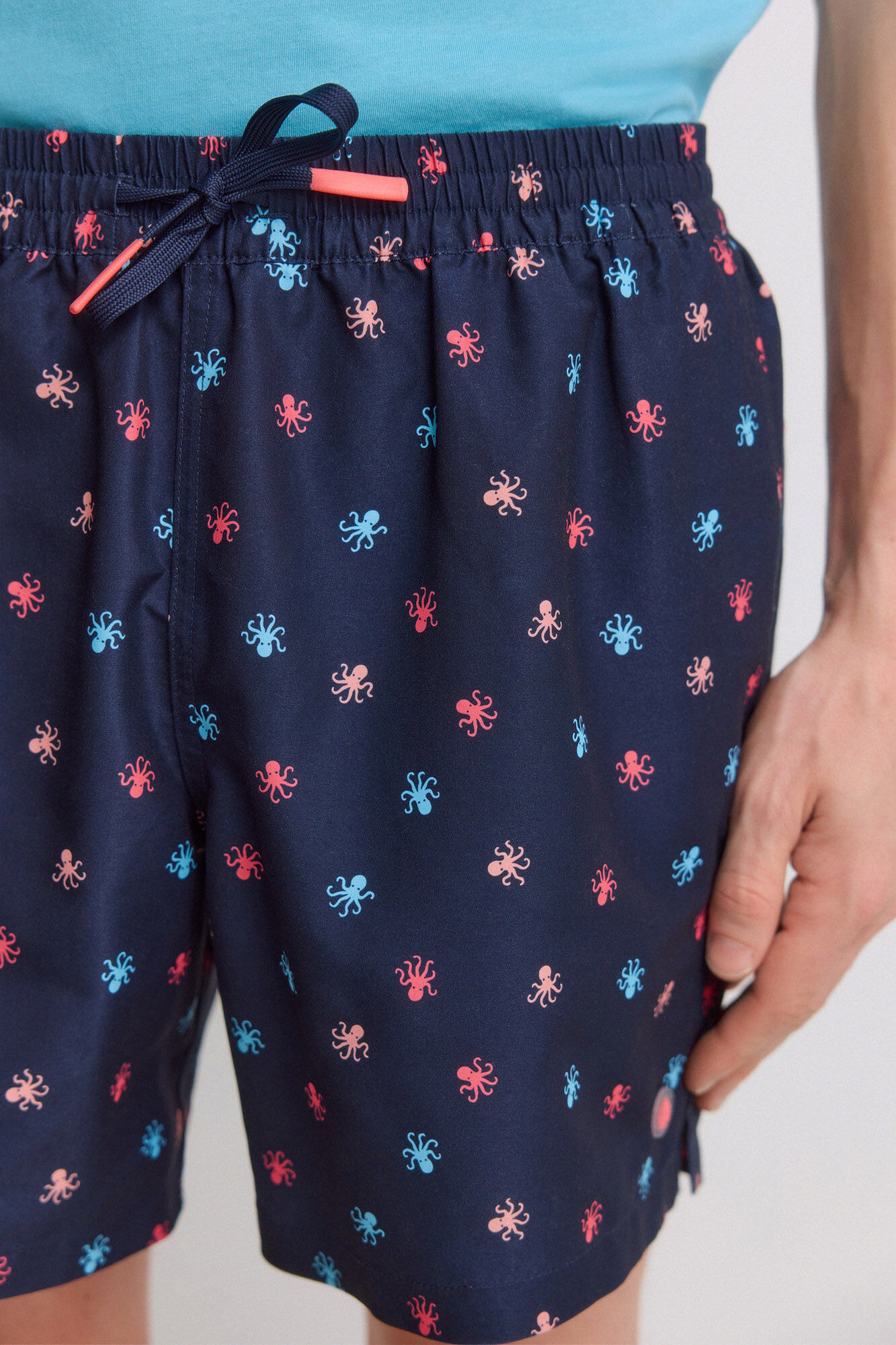 Springfield Ba&ntilde;ador estampado pulpos