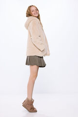 Springfield Kids Abrigo pelo niña beige