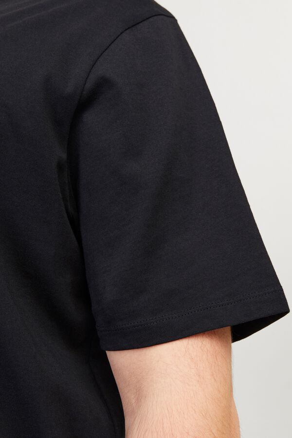 Jack & Jones PLUS T-shirt de manga curta com logo preto