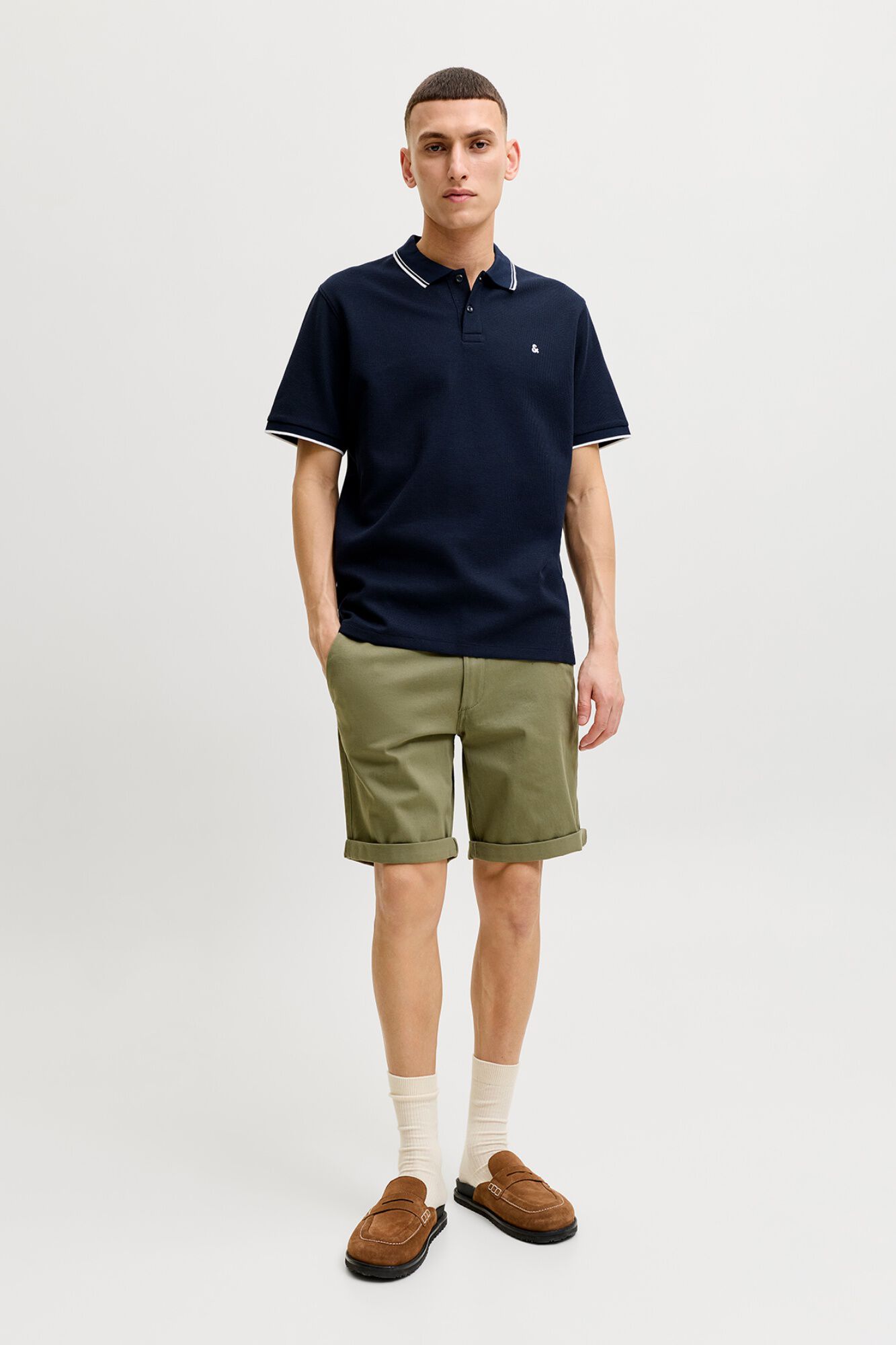 Jack & Jones Polo regular em piqu&eacute;