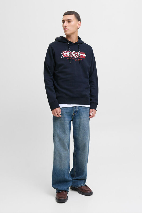Jack & Jones sweatshirt e logo azul