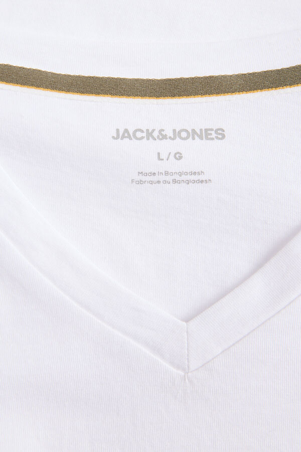 Jack & Jones T-shirt com logo branco