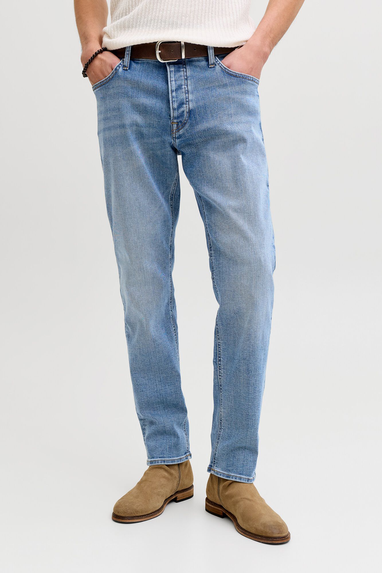 Jack & Jones cal&ccedil;a jeans reta e justa
