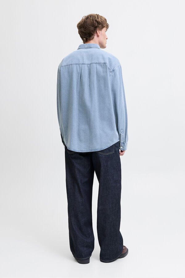 Jack & Jones Camisa jeans azul