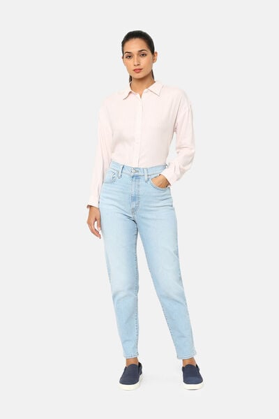 Springfield Jeans High Waisted Mom Jean™ mix azul