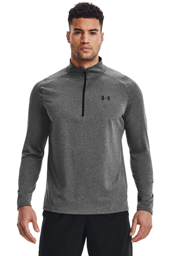 Under Armour Camiseta masculina de manga comprida cinzento
