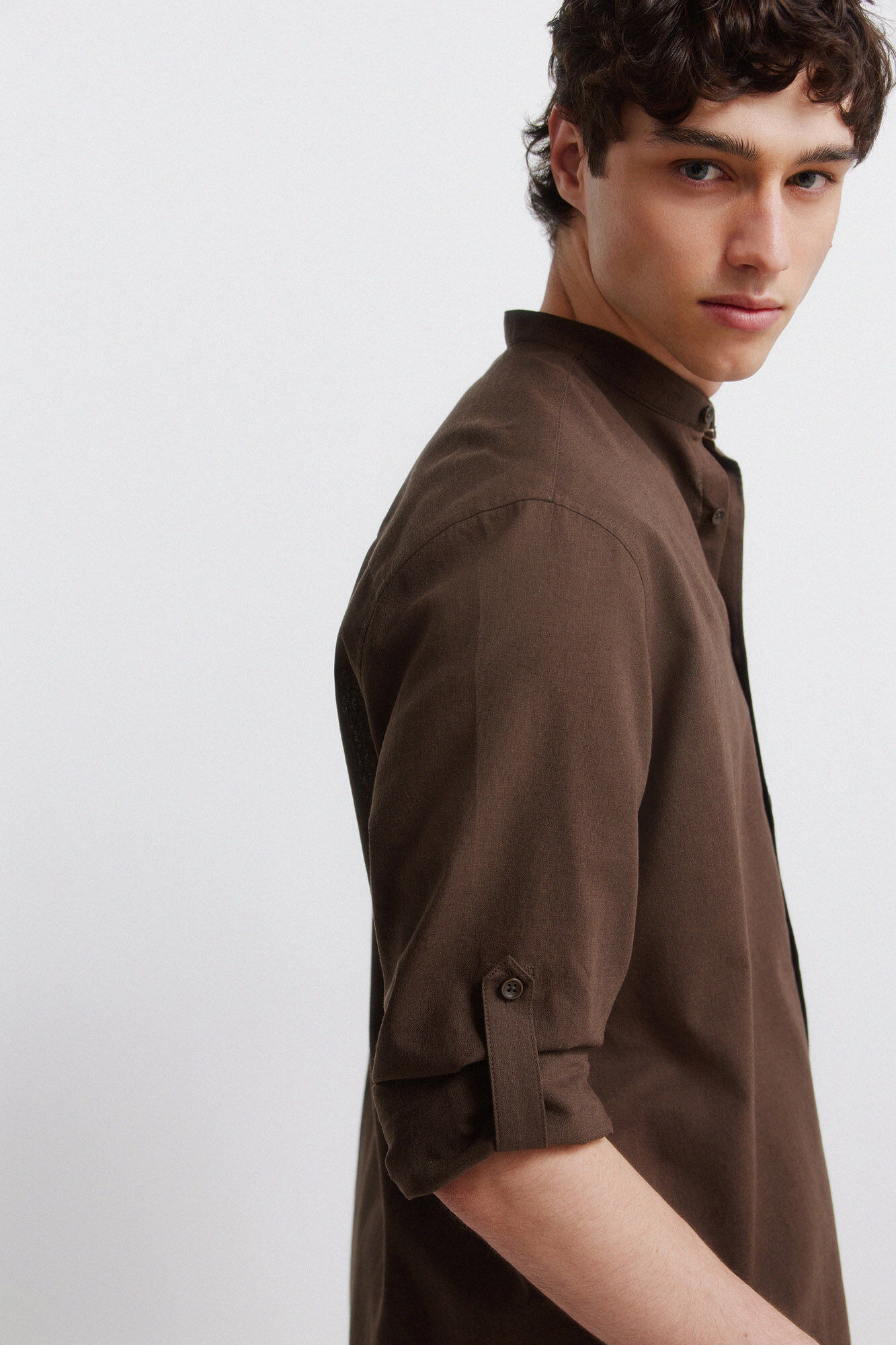 Springfield Camisa mao lino