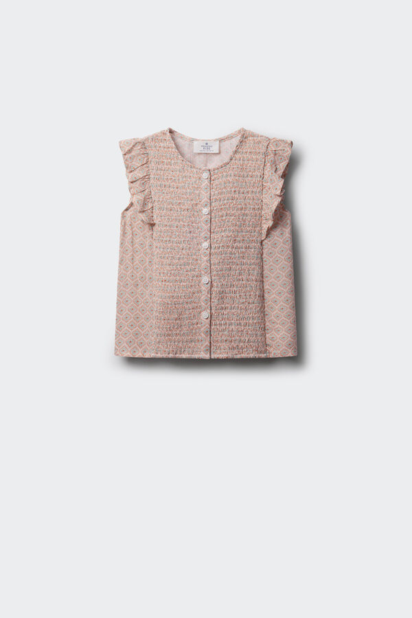 Springfield Kids Blusa de amarrar para menina cru