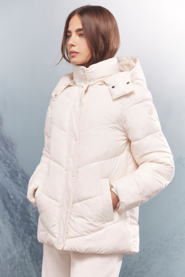 Springfield Casaco acolchoada Sorona Aura bege